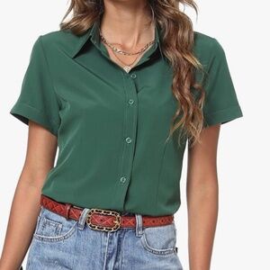 Green Button Down Shirt - Atnlewhi